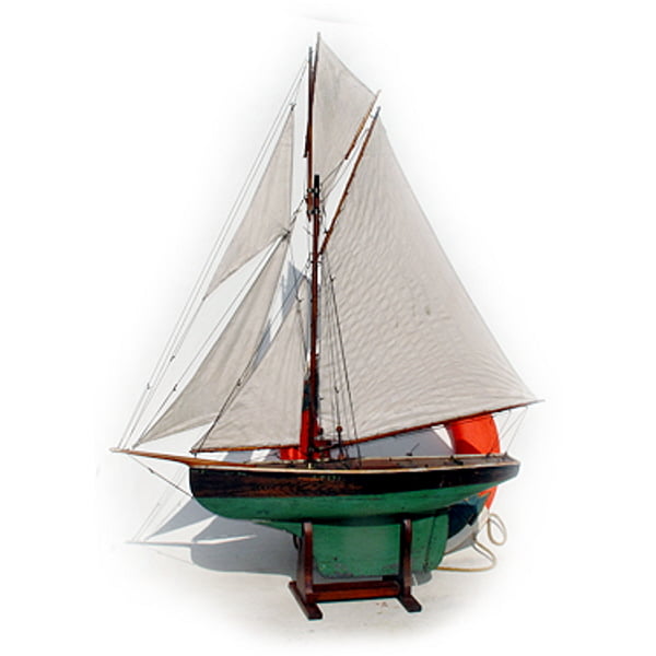 victorian pond yacht fishing boat - no 4