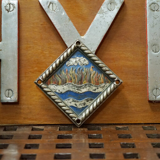 HMS Wildfire Boat Badge - 1964