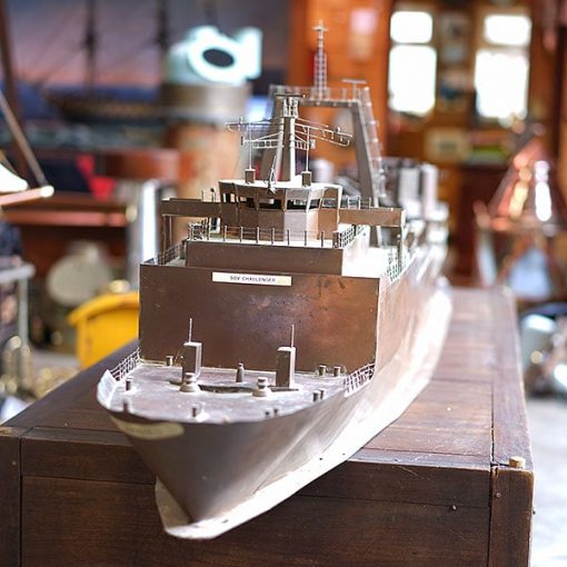 Royal Navy Copper Qinetiq Model - HMS Challenger