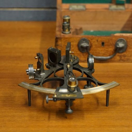 Hayes Brothers Three Ringed Frame Sextant
