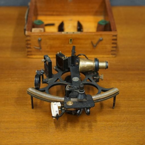 WW2 H Hughes & Son Ltd 3 Ring Sextant