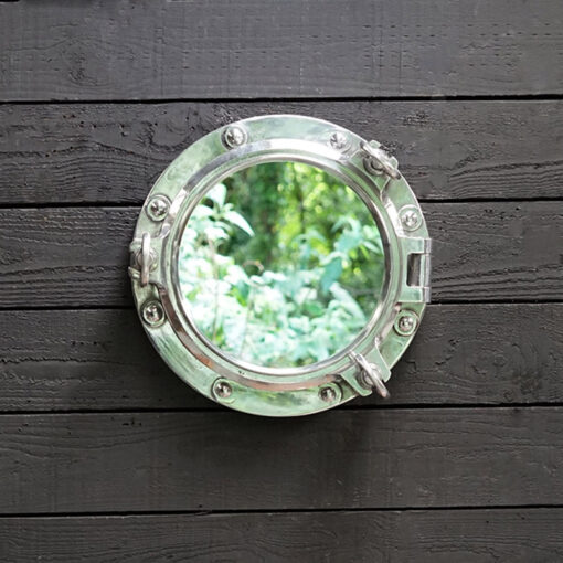 17in Overall Original Opening Porthole Mirror