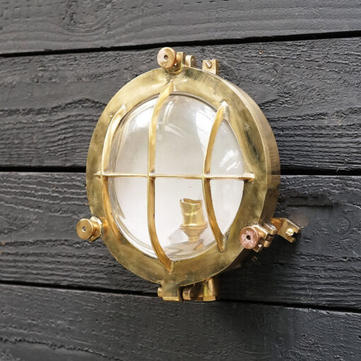 Brass Round MV Lake Hill Wall Light