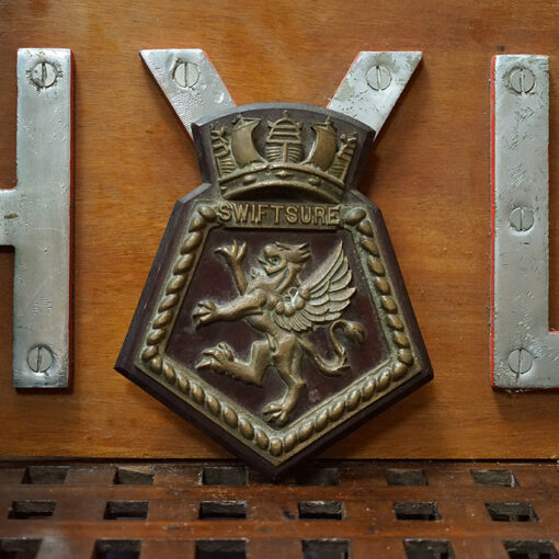 HMS Swiftsure Boat Badge - 1944