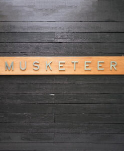 HMS Musketeer Nameboard