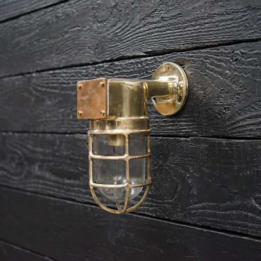 MV Bond Brass Outdoor Wall Light