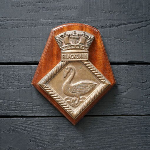 HMS Black Swan Wardroom Badge - 1940