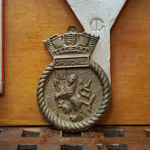 HMS Churchill Boat Badge - 1970